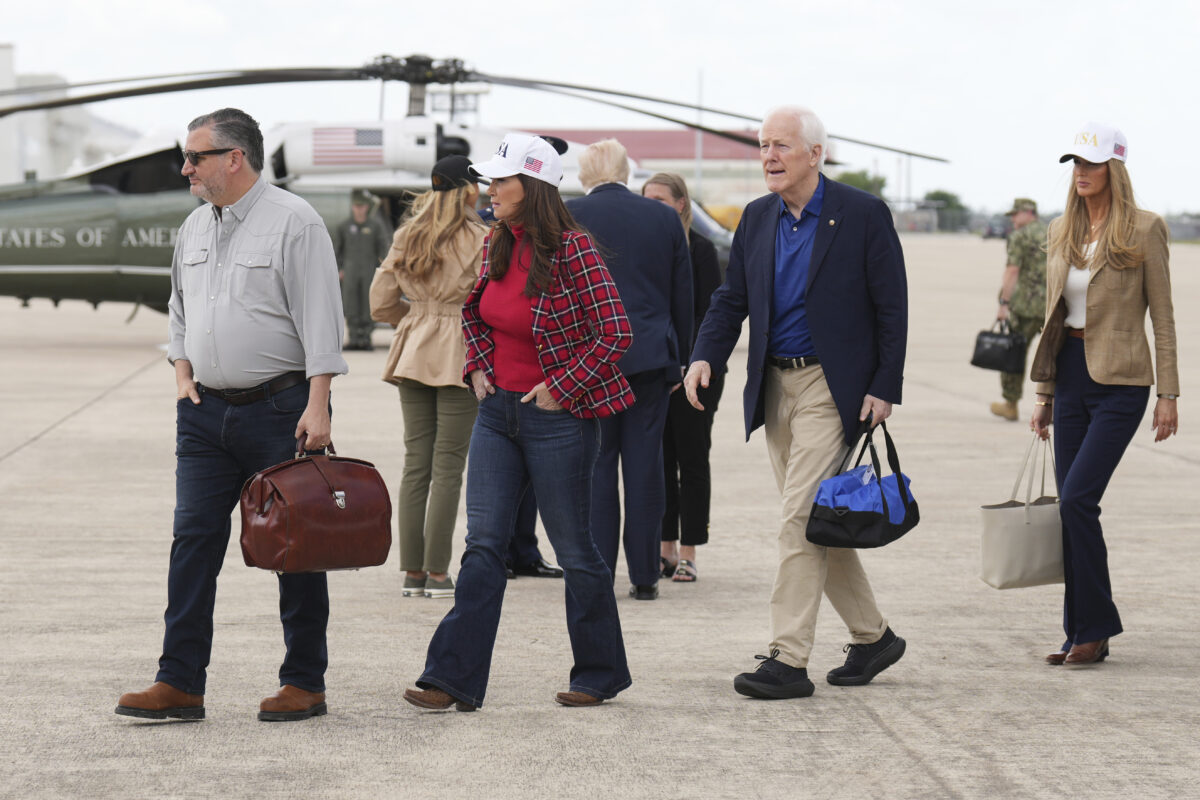 Ted Cruz, Brooke Rollins, John Cornyn