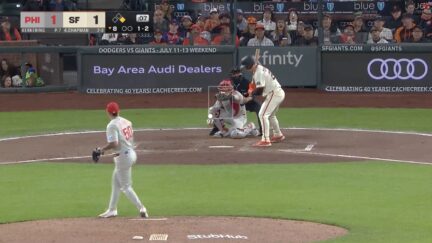 Phillies-Giants game