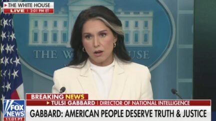 Tulsi Gabbard in press briefing