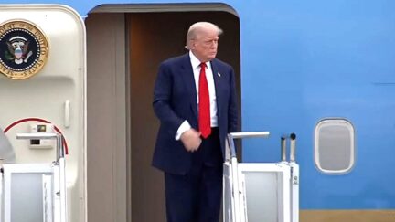 Trump Rages At Democrats In New Attack As He Jets Away From Epstein-Mania To Scotland