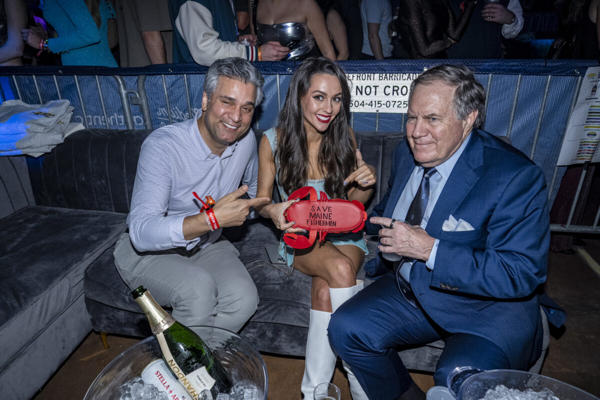 Bill Belichick and Jordon Hudson