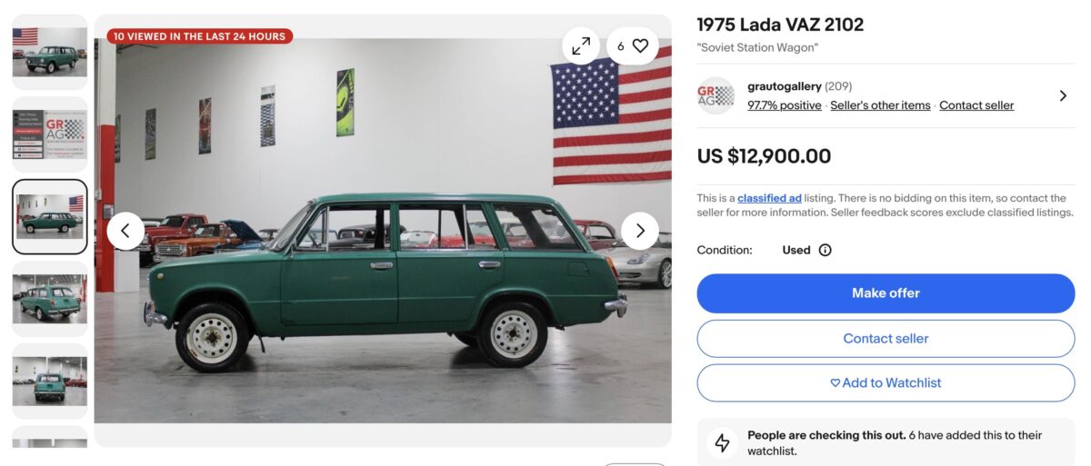 Russian Lada on eBay