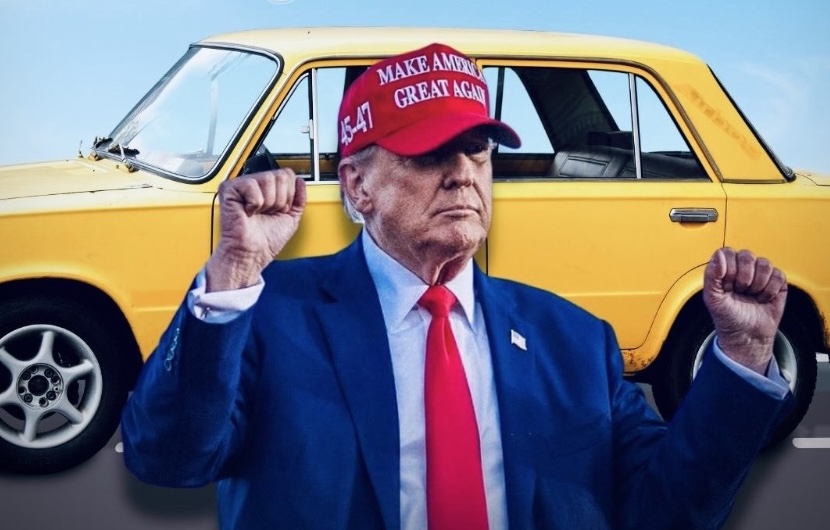 Trump Soviet car