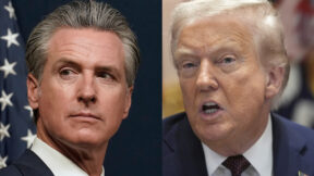 Gavin Newsom, Donald Trump