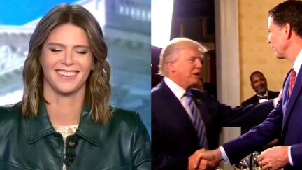CNN Anchor Laughs At Revelation Trump Hated That Comey 'Towers Over Him' In Height