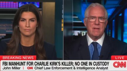 Kaitlan Collins and John Miller