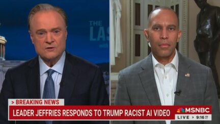 Lawrence O'Donnell and Hakeem Jeffries