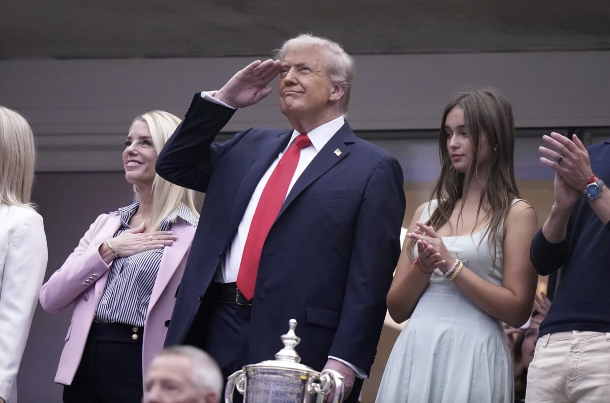 Donald Trump at US Open