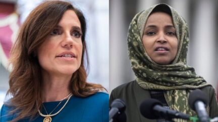 Nancy Mace and Ilhan Omar composite image