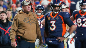 Sean Payton and Russell Wilson