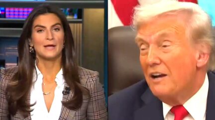CNN's Kaitlan Collins Calls Trump Out After Confronting Him To His Face About $230 Mil Demand