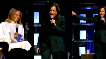 Kamala Harris Crowd Goes Wild When She Shoots Down Heckler With Trump Quip