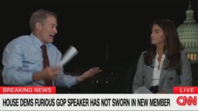 Jim Jordan and Kaitlan Collins