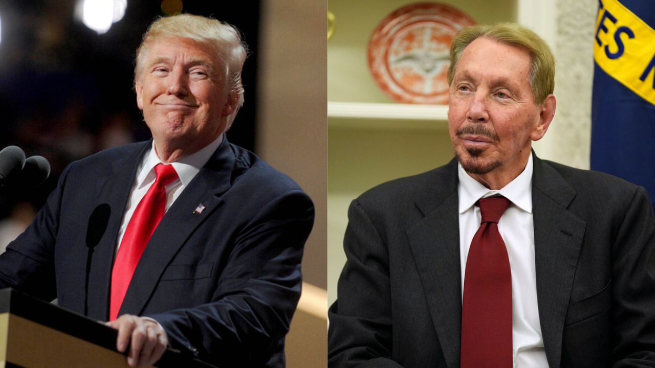 Paramount investor sues David and Larry Ellison over alleged Trump side deal