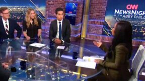 CNN Anchor Scolds Trump Fan For 'Chuckling' At Mention Rioters Wore Anti-Jewish Messages