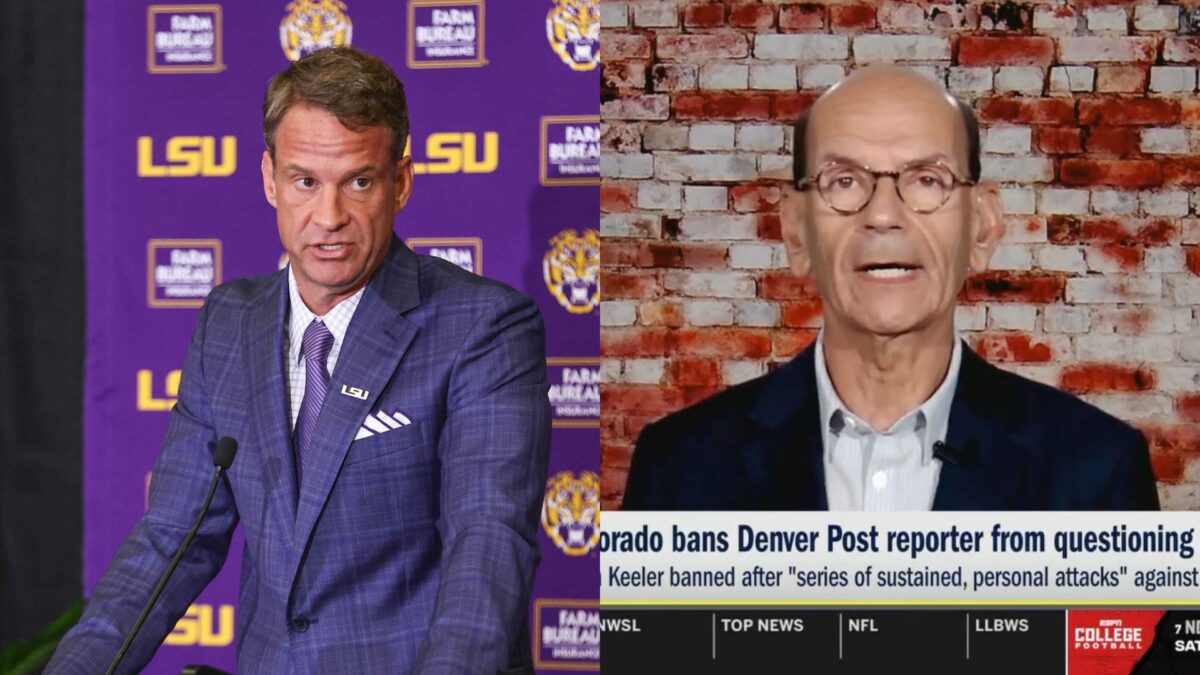 Lane Kiffin and Paul Finebaum