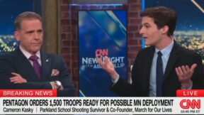 Scott Jennings and Cameron Kasky