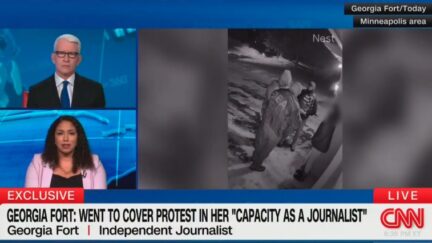 Anderson Cooper and Georgia Fort