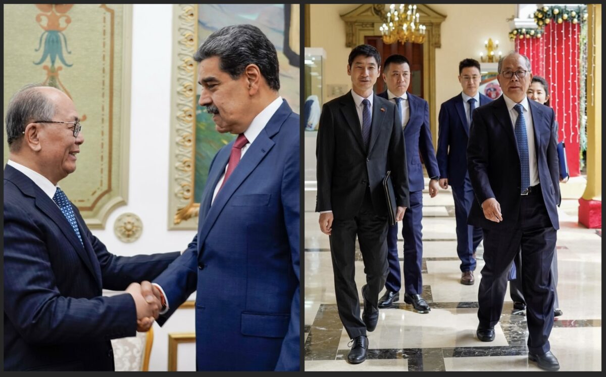 Maduro meeting with Chinese diplomats