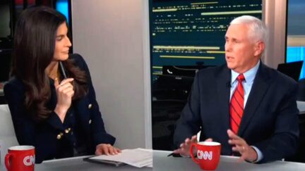 Kaitlan Collins Confronts Mike Pence On Trump Cowardice Jab