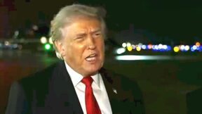 Trump Makes Stunning Denial As Reporter Confronts Him Over Unhinged Letter In Dead-of-Night Gaggle