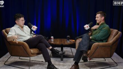 Bowen Yang and Matt Rogers