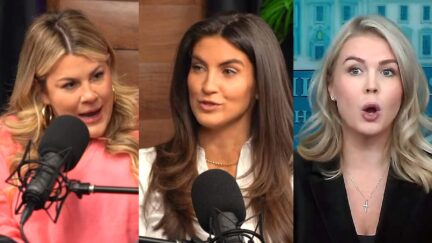 Podcaster Straight-Up Asks Kaitlan Collins 'How Do You Deal With' Trump Spox Karoline Leavitt