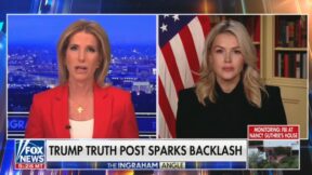 Laura Ingraham and Karoline Leavitt