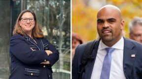 Texas congressional candidates Julie Johnson and Colin Allred