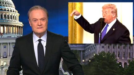 MS NOW's Lawrence O'Donnell Roasts Trump Riff on Gold Curtains As War Rages — Then Drops 'Hitler' Into The Mix
