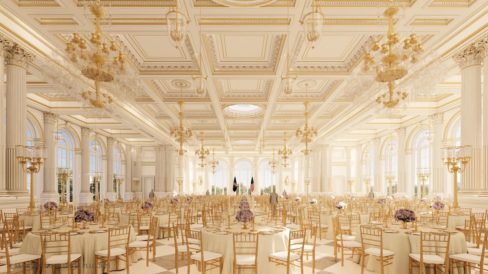 Critics Call Out Design Flaws of Trump White House Ballroom