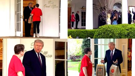 10 Most Enraging, Cringeworthy — AND Awesome — Moments From Trump's Staged DoorDash Press Event