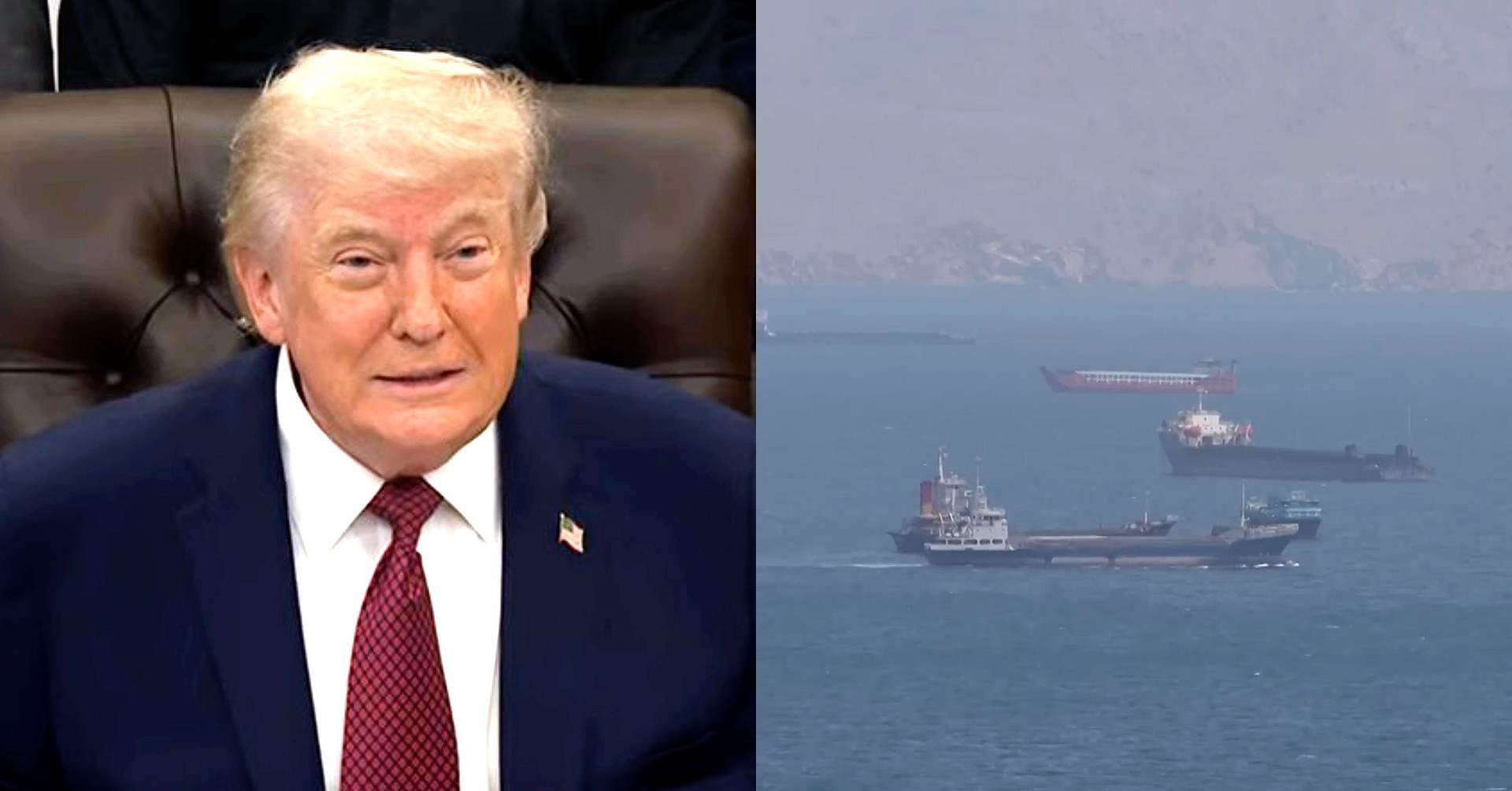 Iran Fires on Tanker Hours After Trump Announces Strait of Hormuz is Open