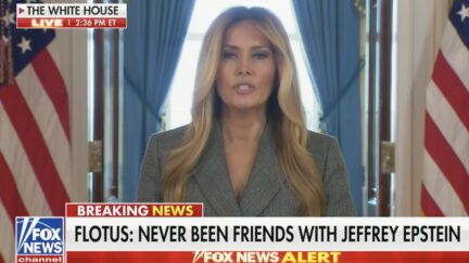 Melanie Trump Speaks out About Epstein