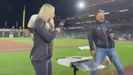 San Francisco Giants Gatorade bath