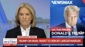 Trump on Newsmax (phone)