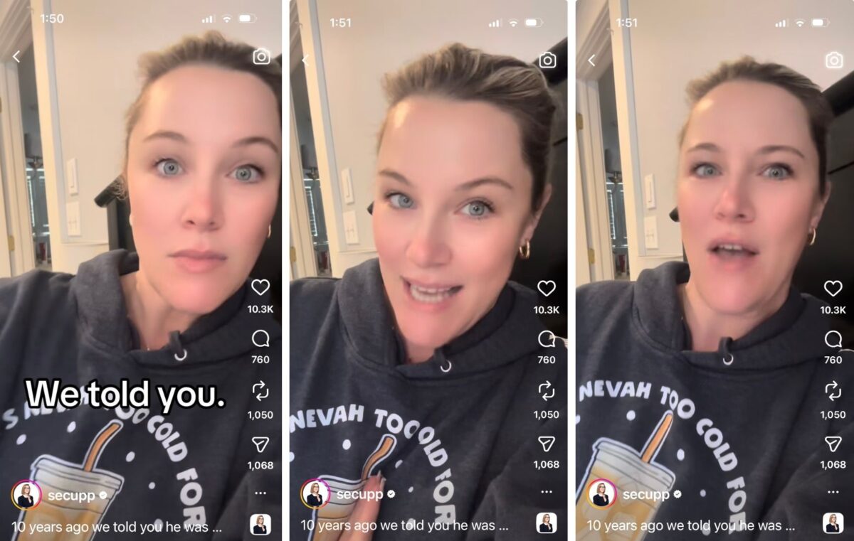 S.E. Cupp Instagram post