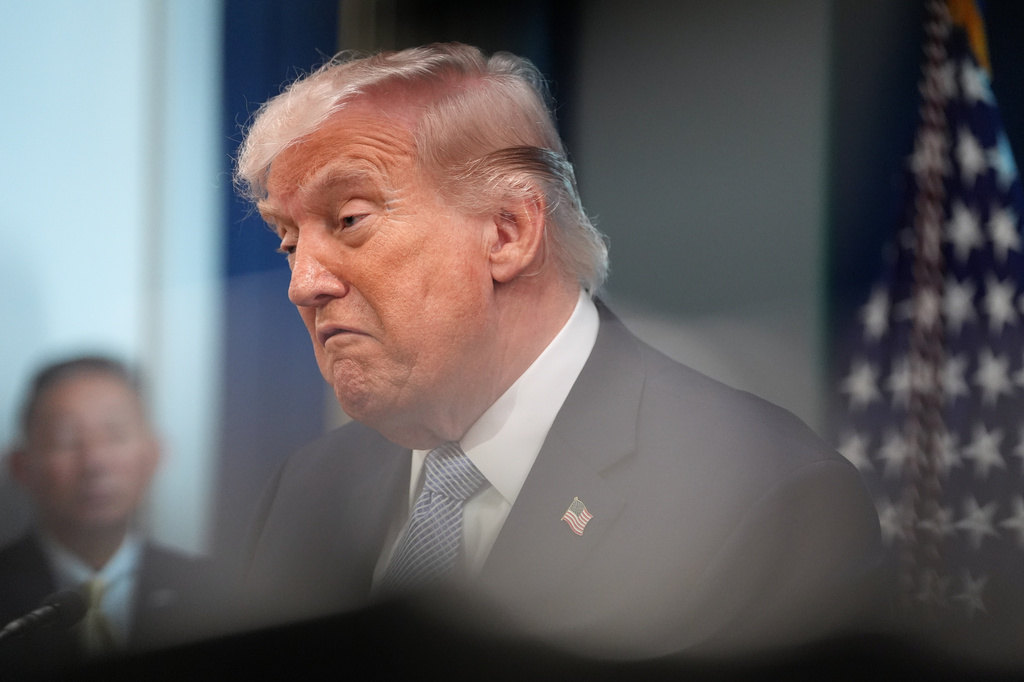 Donald Trump press briefing