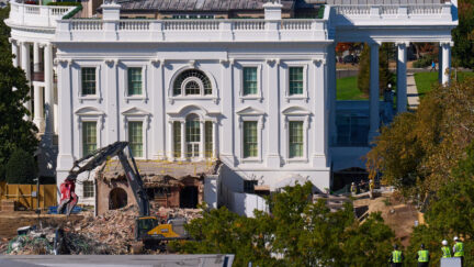 East Wing construction