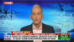 Trey Gowdy trashing Trump Iran deal