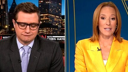 MS NOW's Psaki and Hayes Bummed Over 'Dead Ducks' in Trump Reflecting Pool 'Feels Very Bad Here'