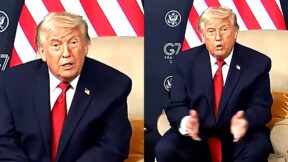Trump Lashes Out at 'False Story' During G7 Presser — Then Basically Confirms