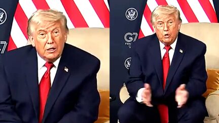 Trump Lashes Out at 'False Story' During G7 Presser — Then Basically Confirms