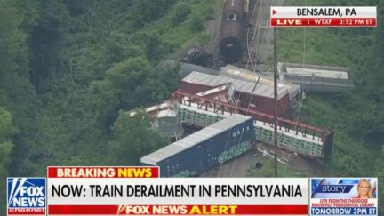 Train derailment in Bensalem, Pennsylvania
