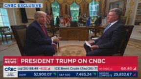 Trump and Joe Kernen