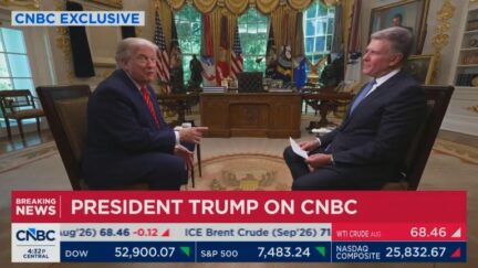 Trump and Joe Kernen