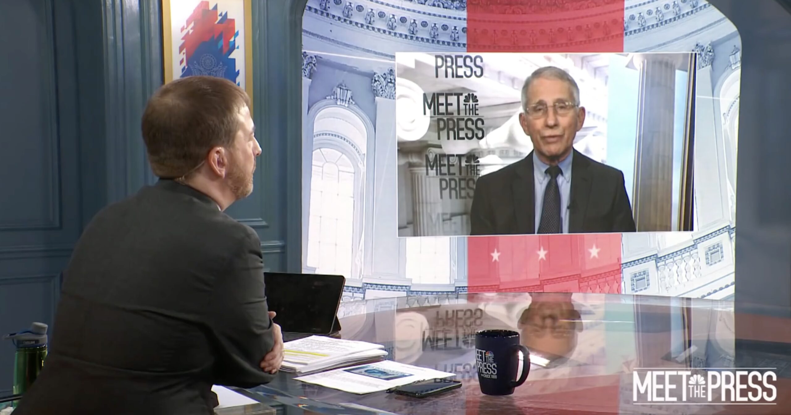 Dr. Anthony Fauci on Meet the Press in May 2021