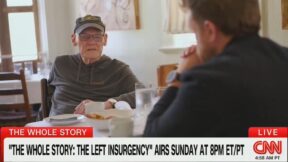 James Carville being interviewed on CNN