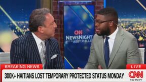 Marc LoPresti and Isaiah Martin debating on CNN