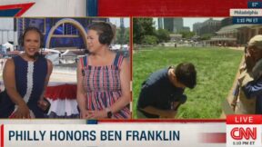 Kiya Burgess Benjamin Franklin lookalike contest CNN
